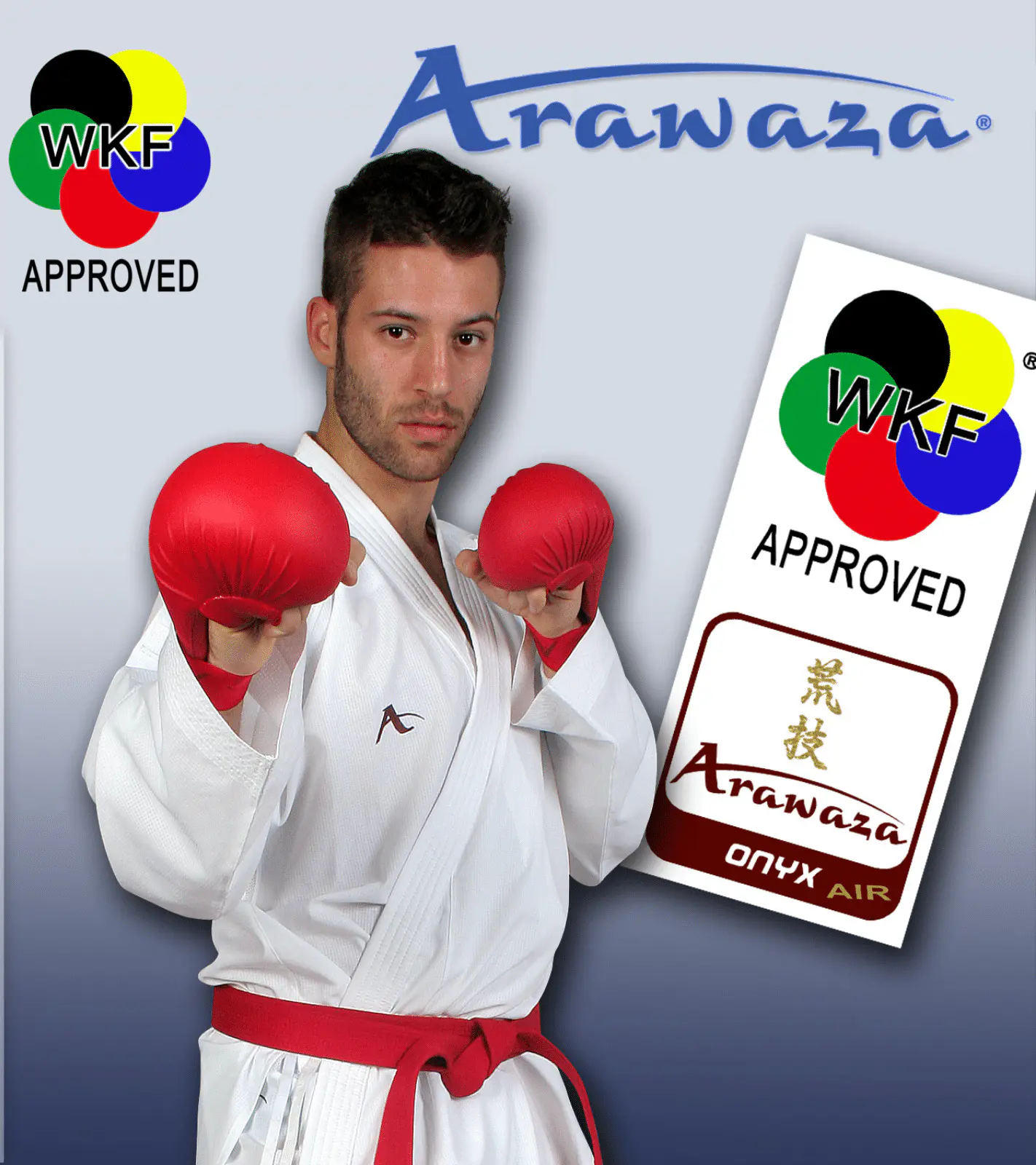 Karate-Gi Arawaza Onyx Air - Aprobado por la WKF - Kumite - 170