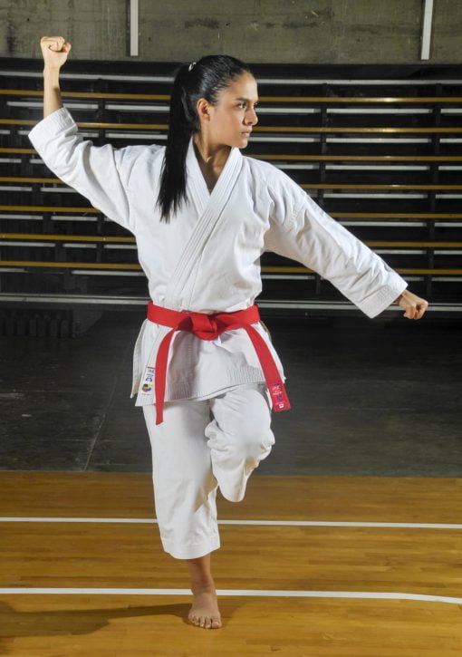 Kimono Karate Kamikaze FIRST KATA-gangaku-kamae