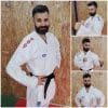 Kimono Karate KO Italia SKIN - Premiere League (conjunto rojo y azul) WKF 7 Ko Italia