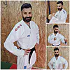 Kimono Karate KO Italia SKIN - Premiere League (conjunto rojo y azul) WKF 7 Ko Italia