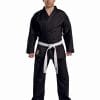 Kimono Karate Tradicional Negro KWON 8oz cara karategi