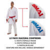 Paquete Kimono Inazuma Kumite SMAI - WKF 14 kimono-kumite-inazuma-pack-smai-wkf-