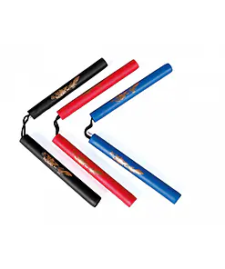 nunchakus en espuma con cuerda