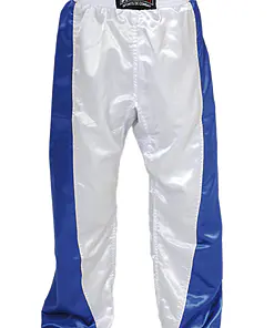 Pantalón Full Contact BUDO-FIGHT azul-blanco