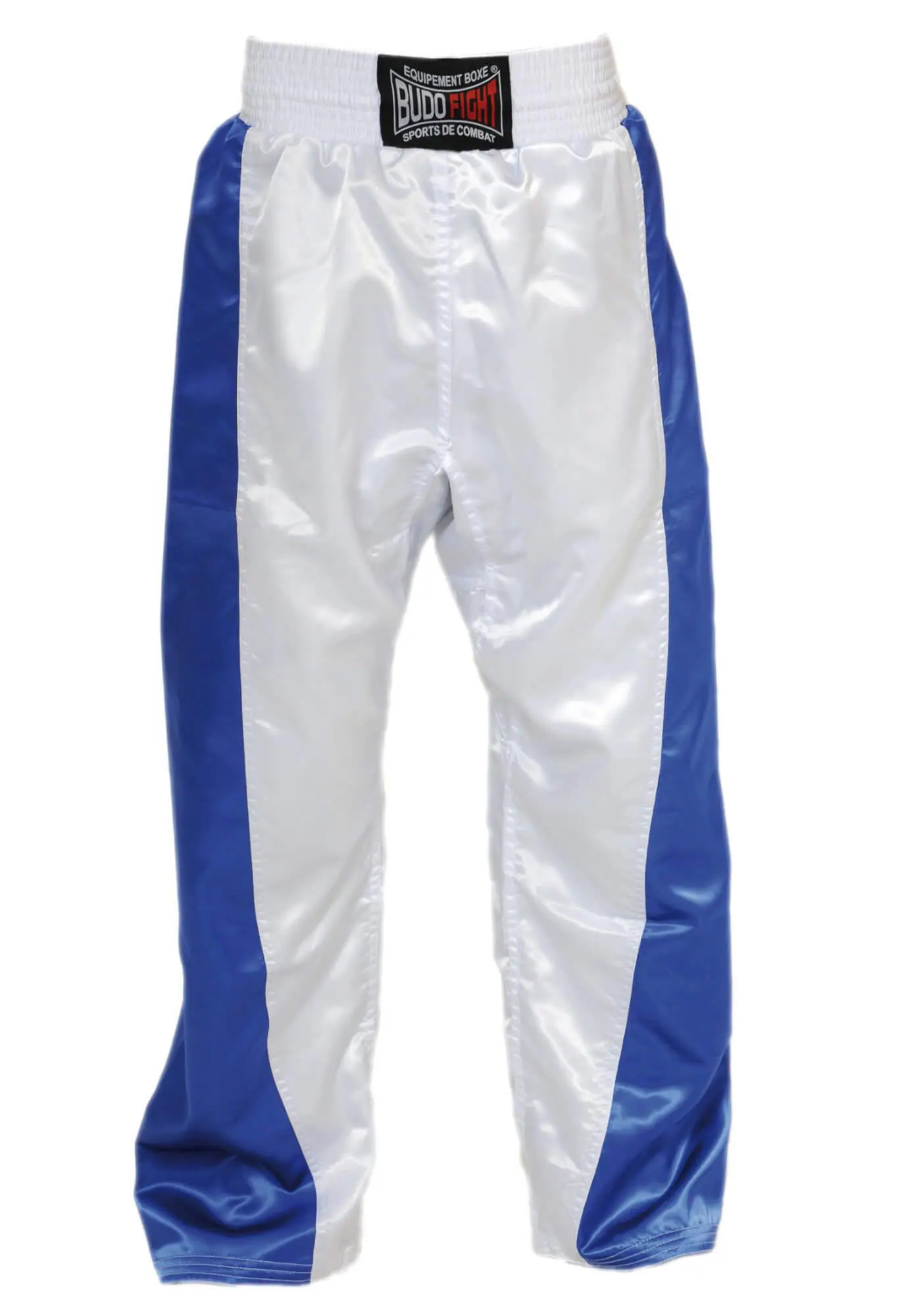 Pantalón Full Contact BUDO-FIGHT azul-blanco