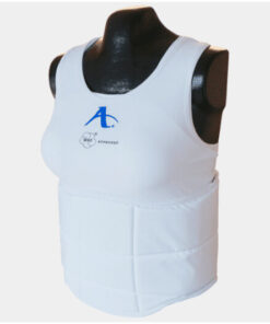 pectoral-arawaza-cuerpo-de-proteccion-damas-karate-wcf-blanco