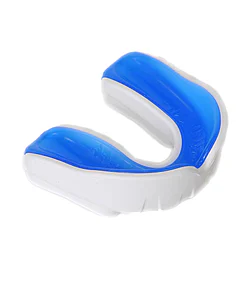 protector bucal-gel-karate-budo-lucha-azul-blanco