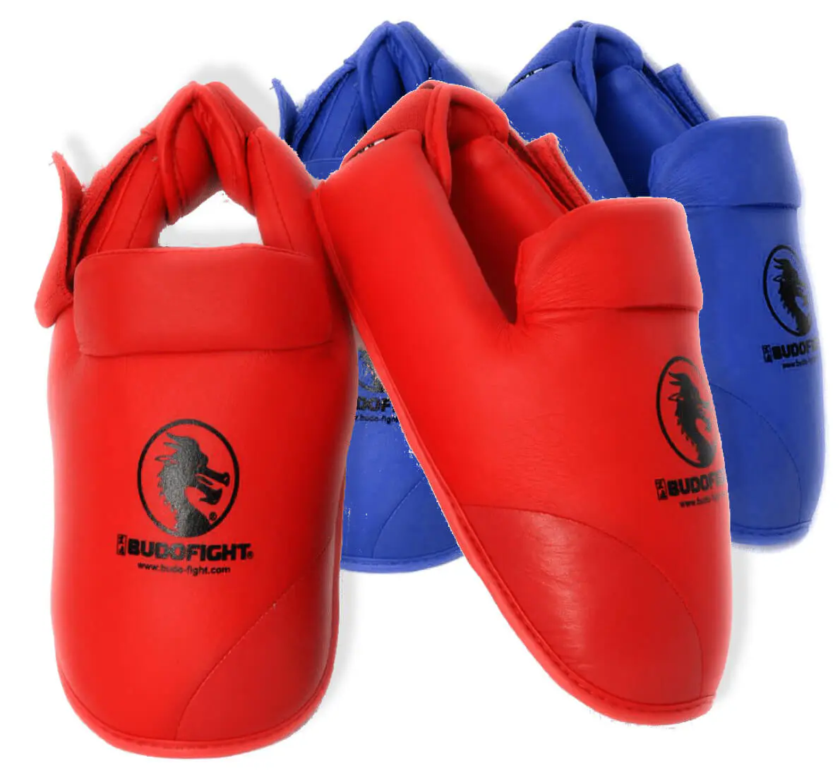 protector-pie-karate-desmontable-pu-budo-lucha-azul-o-rojo