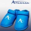 protectores-pies-karate-arawaza-estilo-wkf-azul
