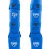 Protector de espinillas y pies de kárate Punok - azul o rojo - WKF 11 karate-punok-shin-and-foot-protectors-blue-wkf