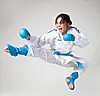 Protector de espinillas y pies de kárate SMAI - WKF 17 protectores de espinillas y karate-smai-wkf-modelo
