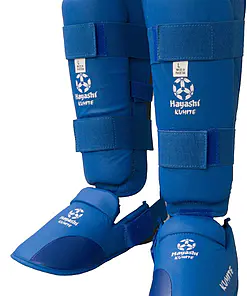 Protectores de espinillas y pies Hayashi Karate