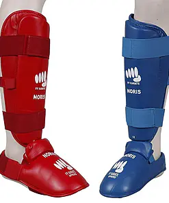 Espinilleras y Protectores de pies Noris - azul o rojo - FFK
