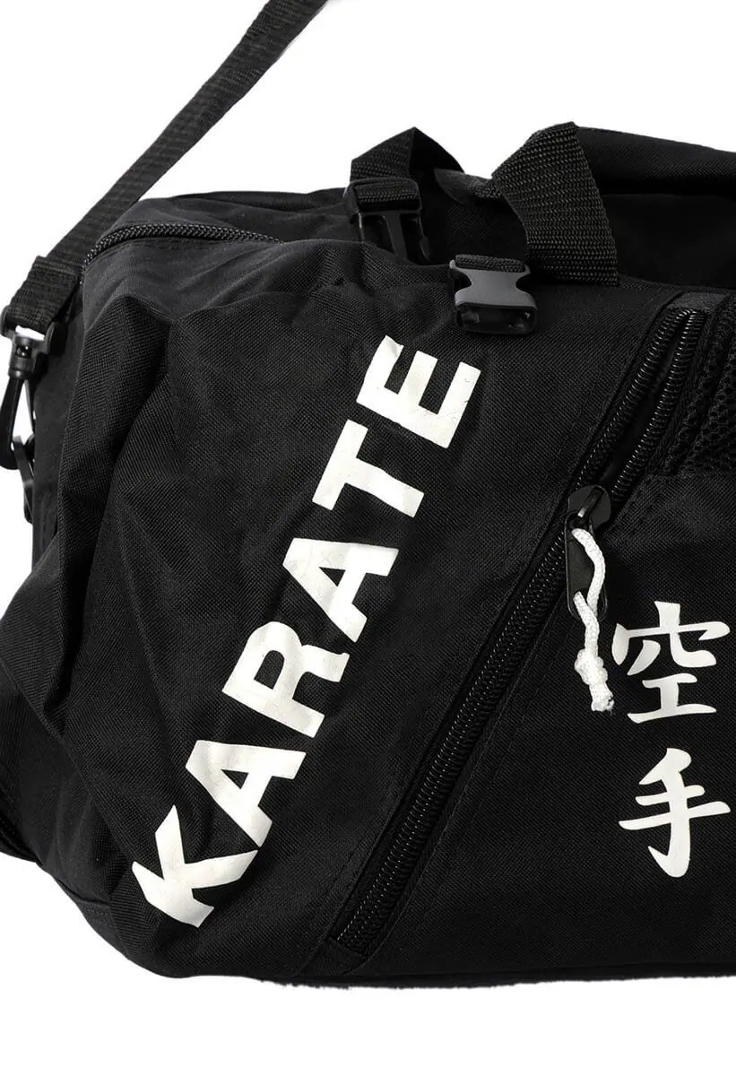 bolso deportivo convertible-karate-budofight-logo-karate