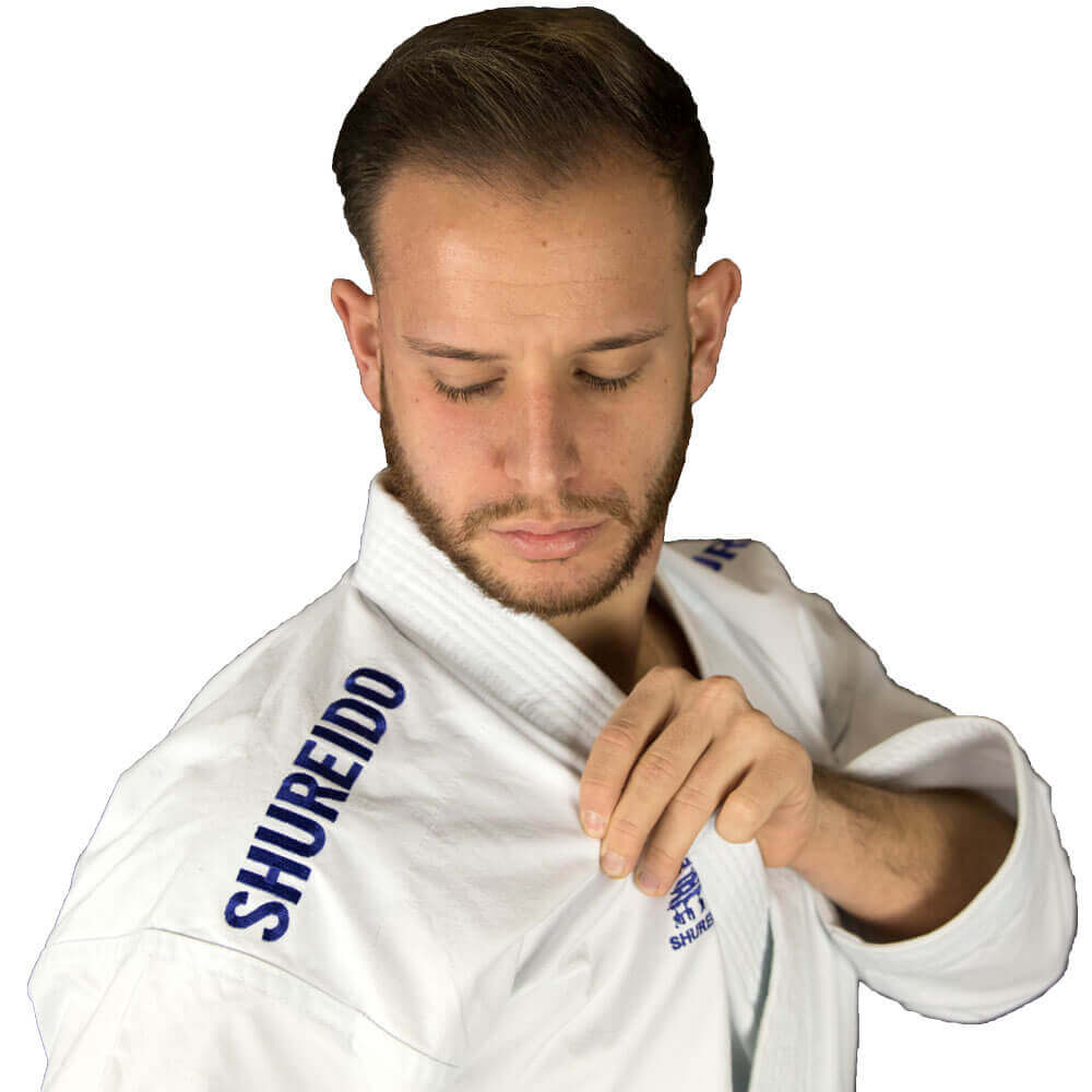 Chaqueta de karate-gui Shureido New Wave 3 con bordado - WKF 5 Shureido